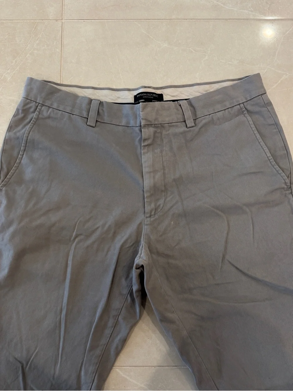 Banana Republic Grey Chinos - Size 33x32